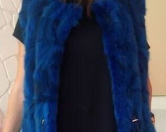 MINK FUR VEST!Order Any color!Brand New Real Natural Genuine Fur!