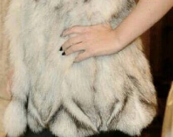 BLUE FOX VEST!Order Any color!Brand New Real Natural Genuine Fur!