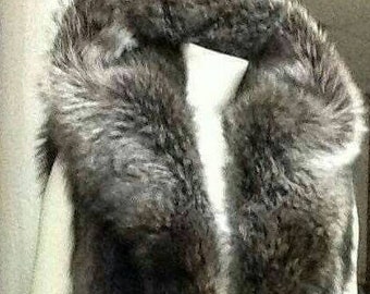 MEN'S HOODED RACCOON Fur Vest!Brand New Real Natural Genuine Fur!