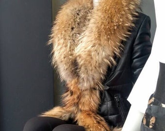 Leather fur-Parka fur