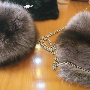 RACCOON FUR HAT!Brand New Real Natural Genuine Fur!