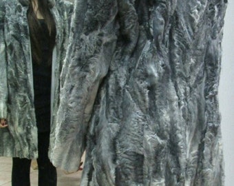 Astrakhan fur coat!Brand New Real Natural Genuine Fur