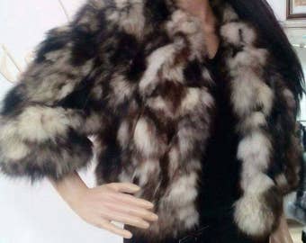 NEW!Natural Real Bolero FOX FUR !