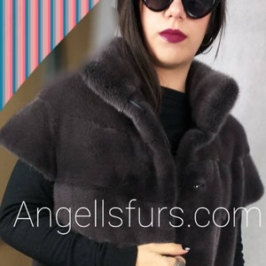 MINK Fullpelts Fur vest!Order Any color!Brand New Real Natural Genuine Fur!