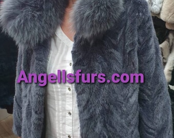 MINK FUR JACKET!Brand New Real Natural Genuine Fur!