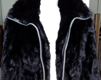 MEN'S MINK FUR Coat!Brand New Real Natural Genuine Fur!