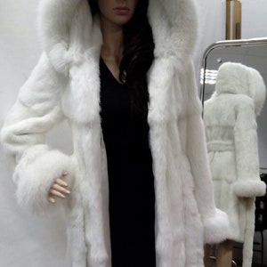Hooded Rabbit Coat Etsy