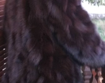MEN'S BROWN FOX Jacket!Order Any color!Brand New Real Natural Genuine Fur!