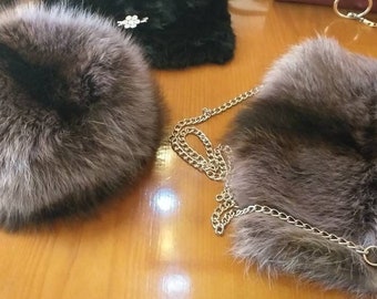 RACCOON FUR HAT!Brand New Real Natural Genuine Fur!