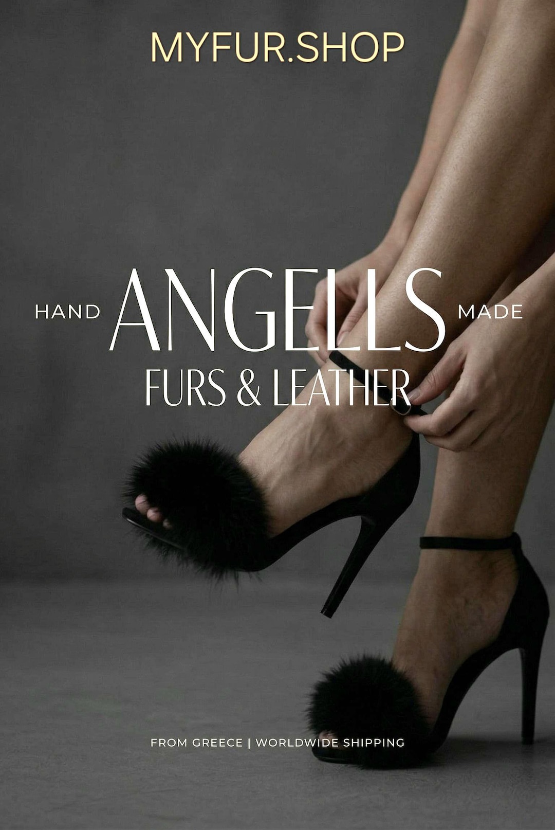 REAL BLACK FOX Fur on High Heels! - Etsy