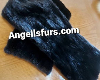 MINK Fur Scarf!Brand New Real Natural Genuine Fur!Unisex!