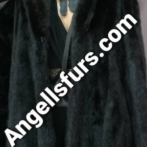HOODED FULLPELTS MINK Fur Coat!