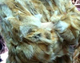 MEN'S NEW FUR!!! Real Natural Red Fox Fur Jacket!