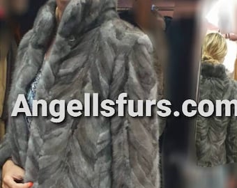 MINK Fur jacket!Brand New Real Natural Genuine Fur!