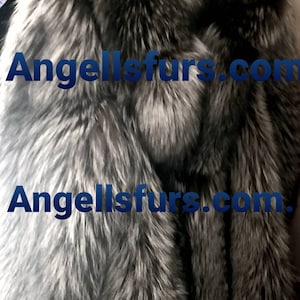 Silver fox fur coat - Etsy 日本
