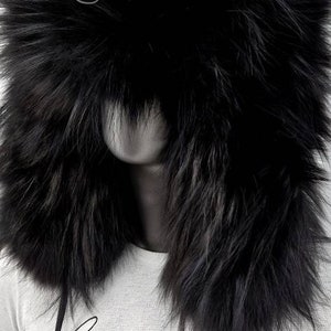 Buy Men's Hand Knitted Trapper Hat, 100% Wool, Faux Fur Lined