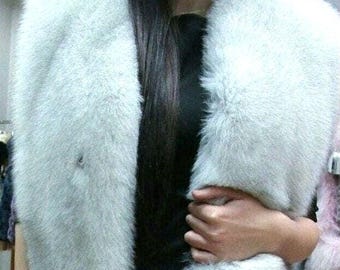 BLUE FOX FULLPELTS Vest!Brand New Real Natural Genuine Fur