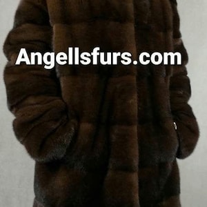 New!Longer Version of the Natural Real Modern Superior Quality FULLSKINS  MINK Fur!