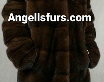 New!Longer Version of the Natural Real Modern Superior Quality FULLSKINS  MINK Fur!
