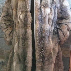 Herren FULLPELTS FOX Pelzmantel! Brandneuer echter natürlicher Pelz!