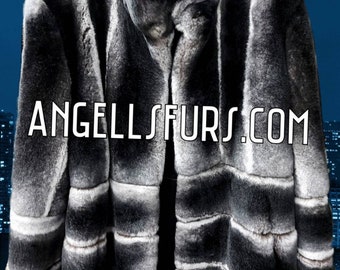 MEN'S REX FULLPELTS Fur!Brand New Real Natural Genuine Fur!