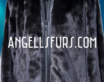 MEN'S MINK FULLPELTS jacket!Brand New Real Natural Genuine Fur!