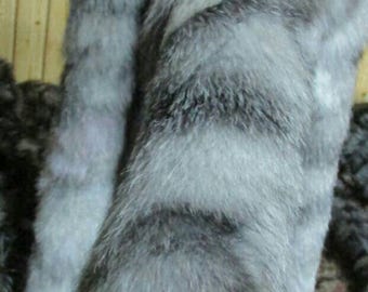 TWO Silver frost FOX TRIMS!Brand New Real Natural Genuine Fur