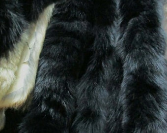 BLACK FOX TRIMS!Brand New Real Natural Genuine Fur!