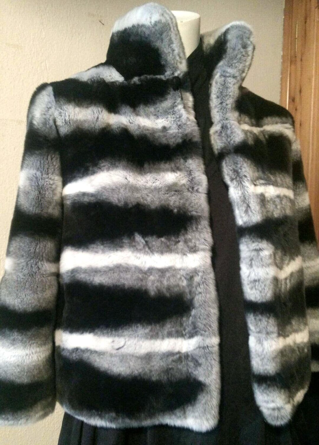 Rex Rabbit Bolero REX Fur Bolero!brand New Real Natural Genuine Fur - Etsy