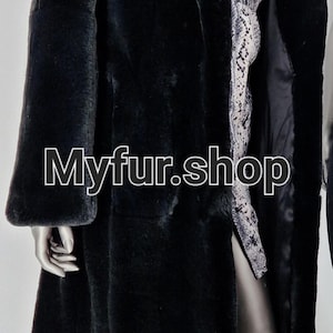 FLOOR LENGTH REX Fullpelts Fur Coat!Brand New Real Natural Genuine Fur!