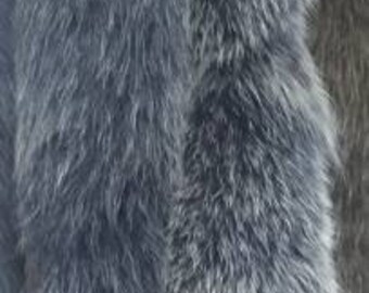FOX TRIM SCARF!Brand New Real Natural Genuine Fur!