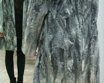 ASTRAKHAN/PERZIAN FUR Coat!Brand New Real Natural Genuine Fur