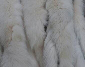 New!!!Natural Real Cream color Fox TRIMS!