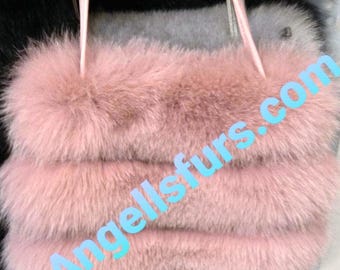 FOX FULLPELTS Fur Bags! Order Any color!Brand New Real Natural Genuine Fur!