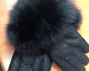 New!Natural,Real Sheepskin GLOVES!