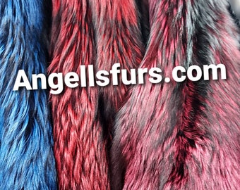 New!Natural COLLAR-SCARF in Amazing COLORS Real Fullpelt Fox!