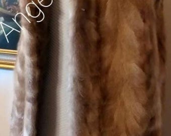 LONG MINK Fur Vest!Brand New Real Natural Genuine Fur!