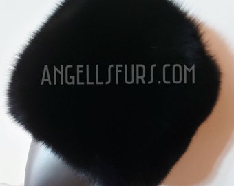 TALL FOX Fur Hats!UNISEX!Brand New Real Natural Genuine Fur!