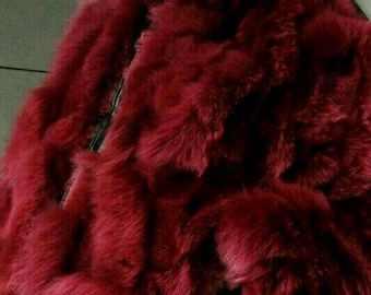 FOX BOMBER JACKET!Order Any color!Brand New Real Natural Genuine Fur