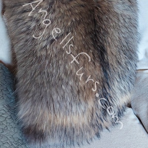 FINN RACCOON PILLOW Covers!Brand New Real Natural Genuine Fur!