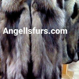 MEN&#39;s CROSS FOX Vest!Brand New Real Natural Genuine Fur