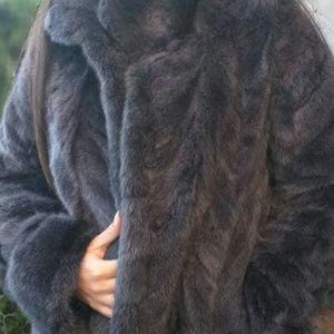 MINK FUR JACKET!Brand New Real Natural Genuine Fur!