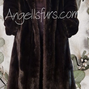 FLOOR LENGTH MINK Fullpelts Fur Coat!Brand New Real Natural Genuine Fur!