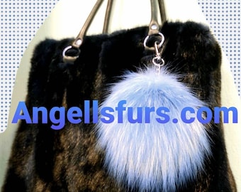 BLACK MINK Fur Handbag!Brand New Real Natural Genuine Fur!