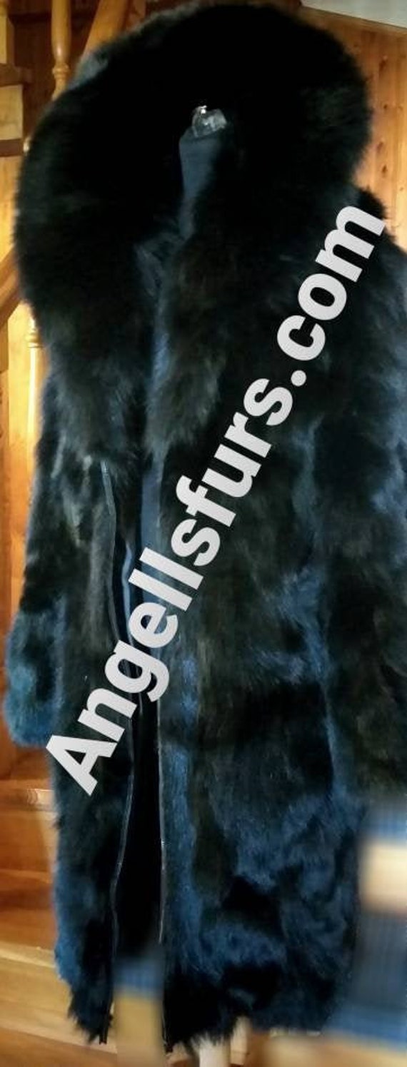 Natural fox outlet fur coat