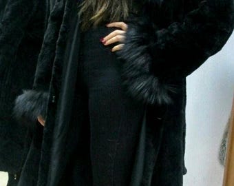 LONG MINK FURCOAT!Brand New Real Natural Genuine Fur!
