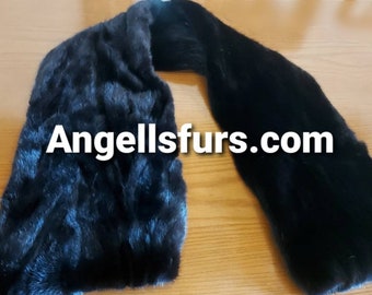 MEN'S MINK Fur Scarf!Brand New Real Natural Genuine Fur!