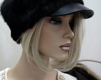 Rabbit Fur HAT!Brand New Real Natural Genuine Fur