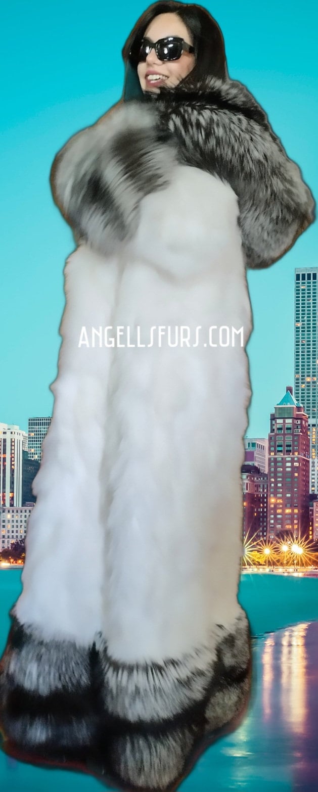 Full-Length Fox Fur Coat