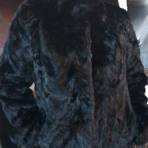 BLACK MINK Fur jacket!Brand New Real Natural Genuine Fur!
